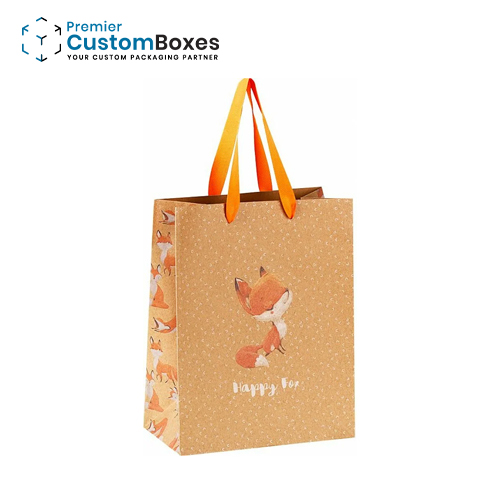 Shop Custom Printed Kraft Paper Bags at Wholesale Price PCB